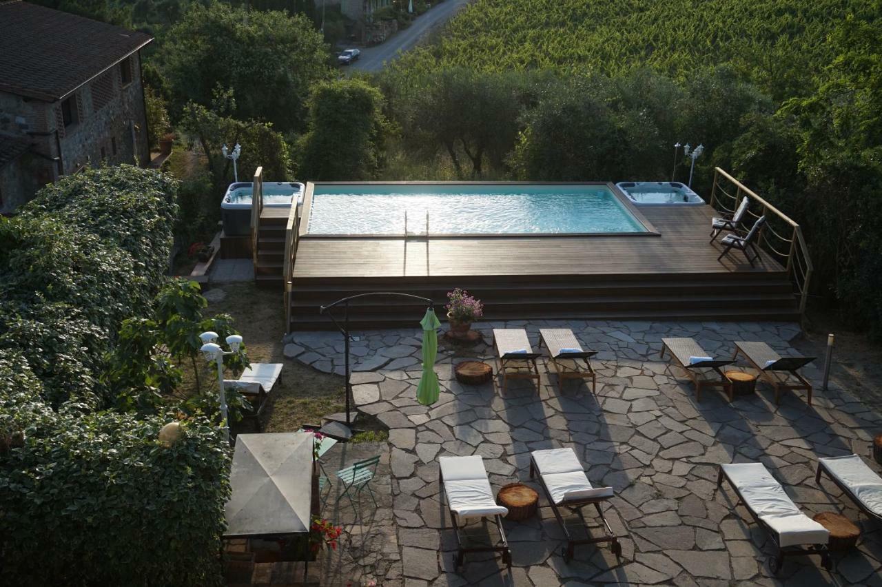 Casa Lucia In Chianti Bed & Breakfast Vagliagli Dış mekan fotoğraf